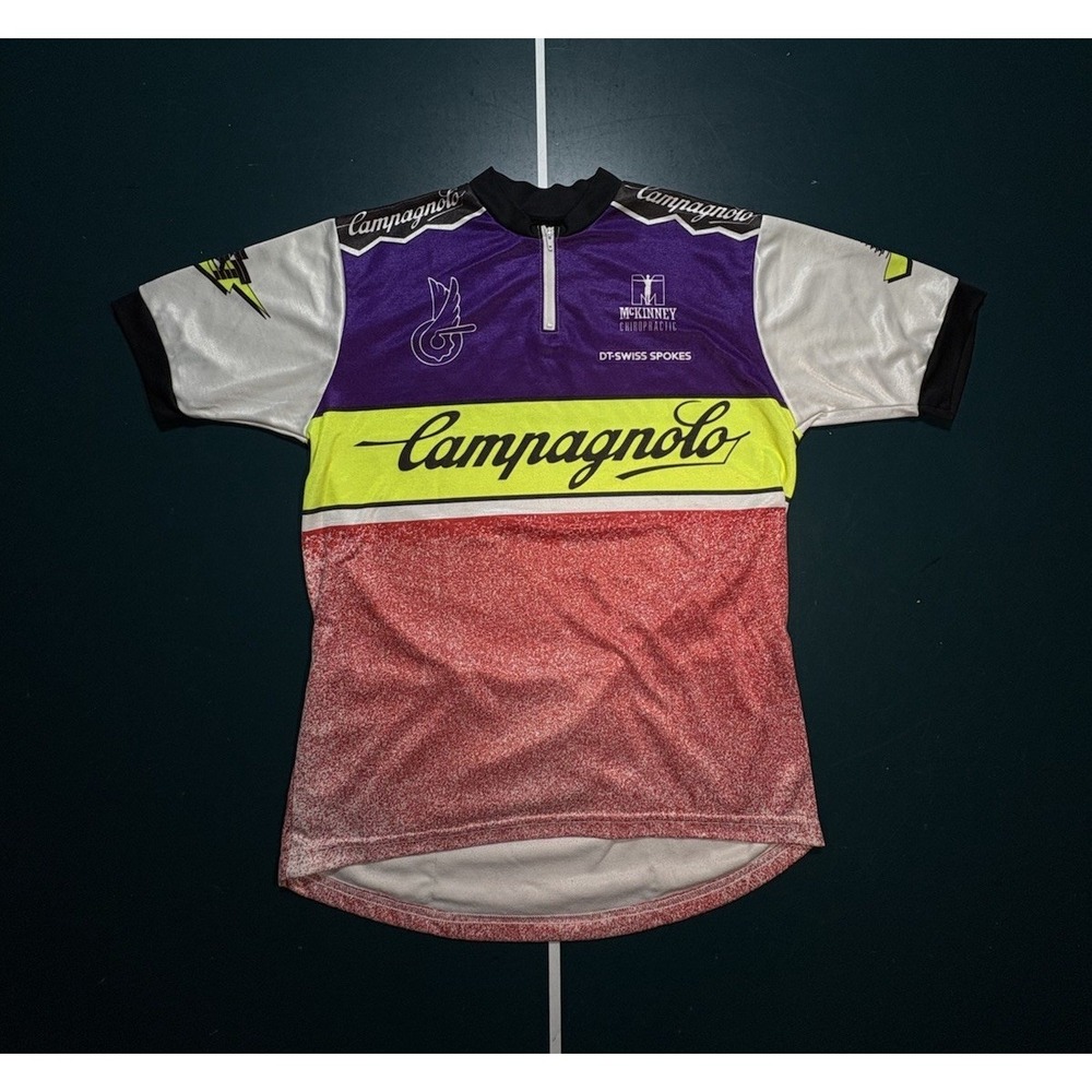 Vintage Rare Campagnolo Cycling Jersey Tommaso Men's Size 3 Small‎ Italy